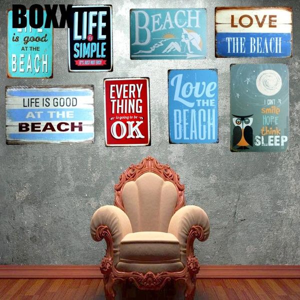 2020 life is good at the beach metal painting wall bar home art decor cuadros sea side tin advertising signs 30x20cm
2020 life is good at the beach metal painting wall bar home art decor cuadros sea side tin advertising signs 30x20cm