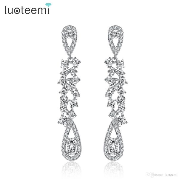 luoteemi silver color wedding long earrings water shape chandelier earrings for women brides bridesmaid party jewellery, Golden;silver
luoteemi silver color wedding long earrings water shape chandelier earrings for women brides bridesmaid party jewellery, Golden;silver