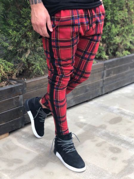 2020 new european american style prints breathable comfortable snug cotton trousers plaid high-grade brand dropshipping prints, Black 
2020 new european american style prints breathable comfortable snug cotton trousers plaid high-grade brand dropshipping prints, Black