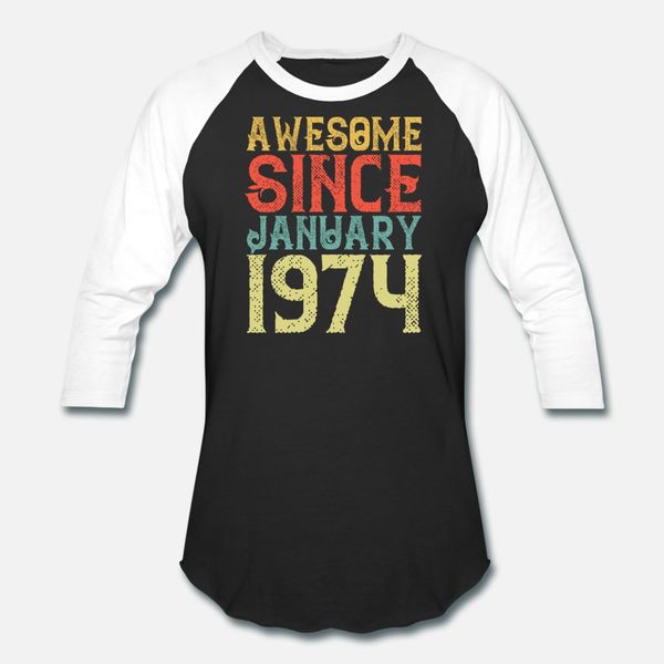 awesome since january 1974 vintage retro birthday t shirt men customized tee shirt size s-3xl outfit cute casual spring pictures shirt
awesome since january 1974 vintage retro birthday t shirt men customized tee shirt size s-3xl outfit cute casual spring pictures shirt