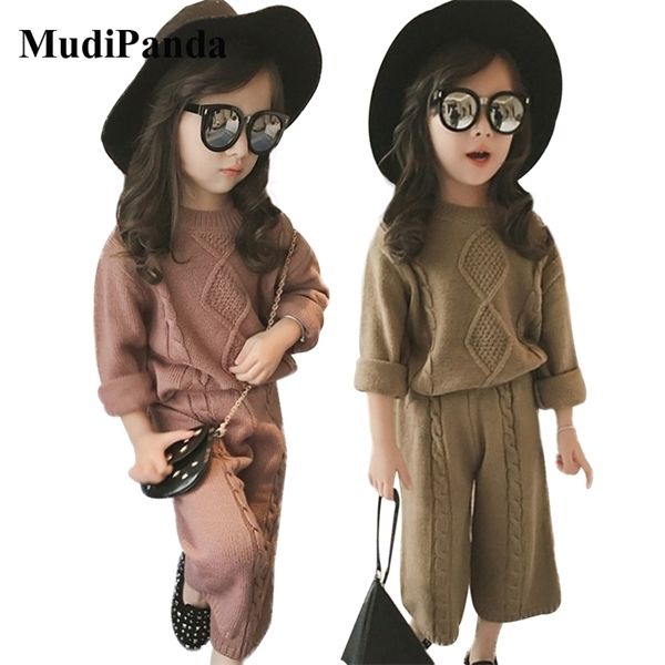 mudipanda autumn new girls casual loose sweater pants suit 2pcs children knitted suit winter girls clothing set baby clothes 0926, White
mudipanda autumn new girls casual loose sweater pants suit 2pcs children knitted suit winter girls clothing set baby clothes 0926, White