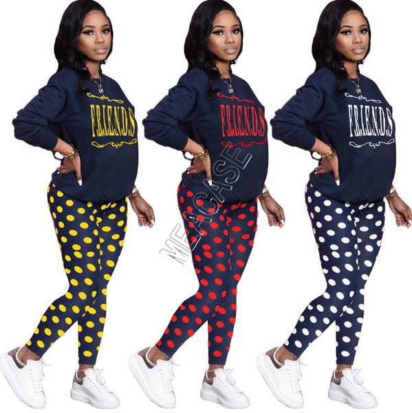 women tracksuit designer dots friends letter printed loose full sleeve sweatshirt pants leggings two piece outfits sports suit d82605, Gray
women tracksuit designer dots friends letter printed loose full sleeve sweatshirt pants leggings two piece outfits sports suit d82605, Gray
