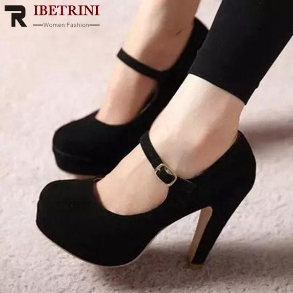dress shoes ribetrini women office elegant shallow super high heels mary janes pumps concise platform, Black
dress shoes ribetrini women office elegant shallow super high heels mary janes pumps concise platform, Black