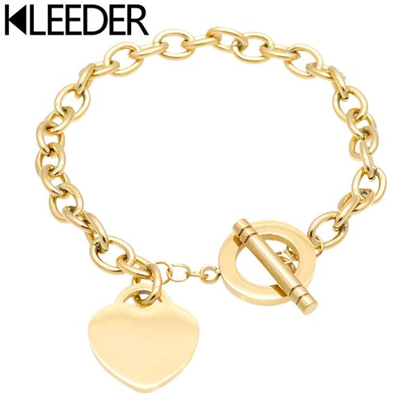 kleeder fashion stainless steel love heart shaped bracelet rose gold silver color titanium steel bracelets for women jewelry, Black
kleeder fashion stainless steel love heart shaped bracelet rose gold silver color titanium steel bracelets for women jewelry, Black