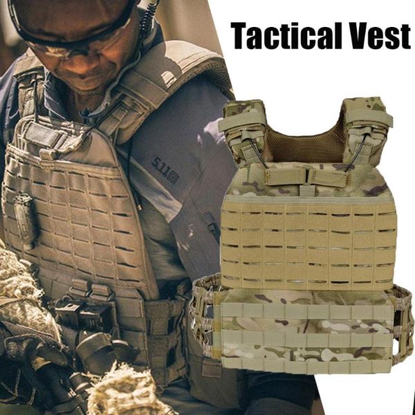 hunting jackets training tactical vest for men/women plate carrier body armor combat army chest rig assault molle, Camo;black
hunting jackets training tactical vest for men/women plate carrier body armor combat army chest rig assault molle, Camo;black