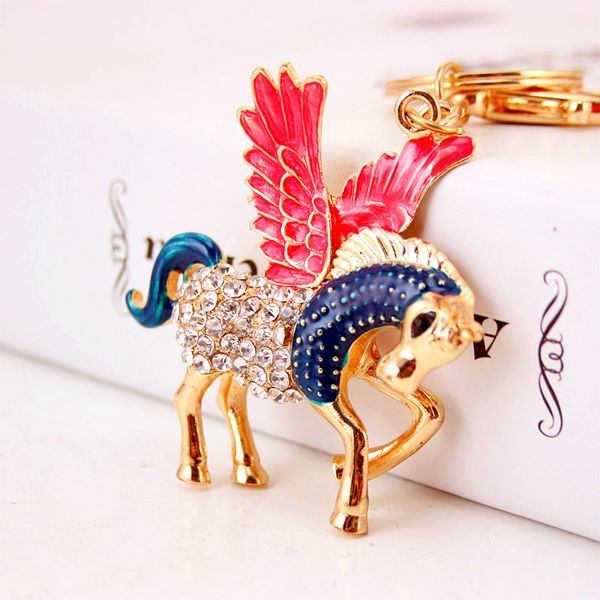 crystal horse rhinestone metal key chains holder handbag pendant fashion keyrings keychains for car gift, Silver
crystal horse rhinestone metal key chains holder handbag pendant fashion keyrings keychains for car gift, Silver