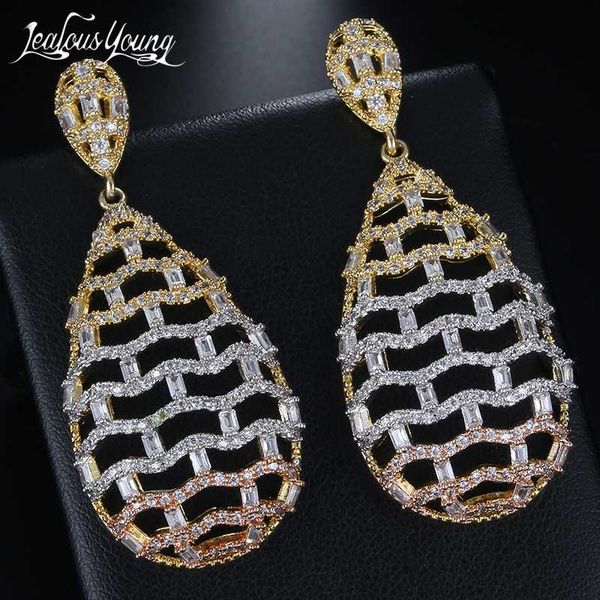 luxury ethnic pear shape wedding drop earrings with cubic zircon big dangle earrings india africa multicolor fashion jewelry, Silver
luxury ethnic pear shape wedding drop earrings with cubic zircon big dangle earrings india africa multicolor fashion jewelry, Silver