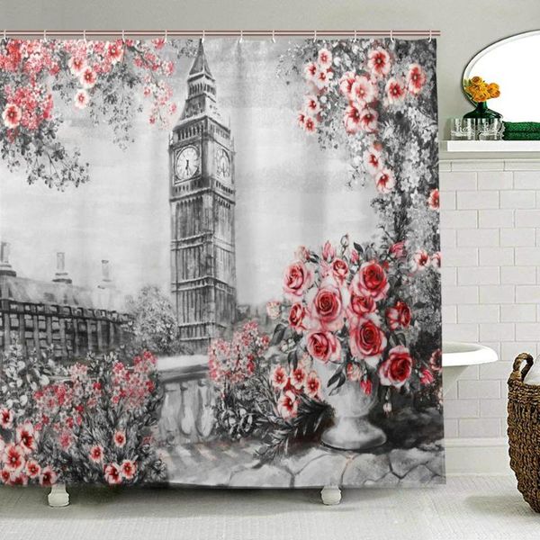 blossom rose shower curtains vintage balcony scenery big ben flowery bath curtain for bathroom polyester fabric curtain
blossom rose shower curtains vintage balcony scenery big ben flowery bath curtain for bathroom polyester fabric curtain