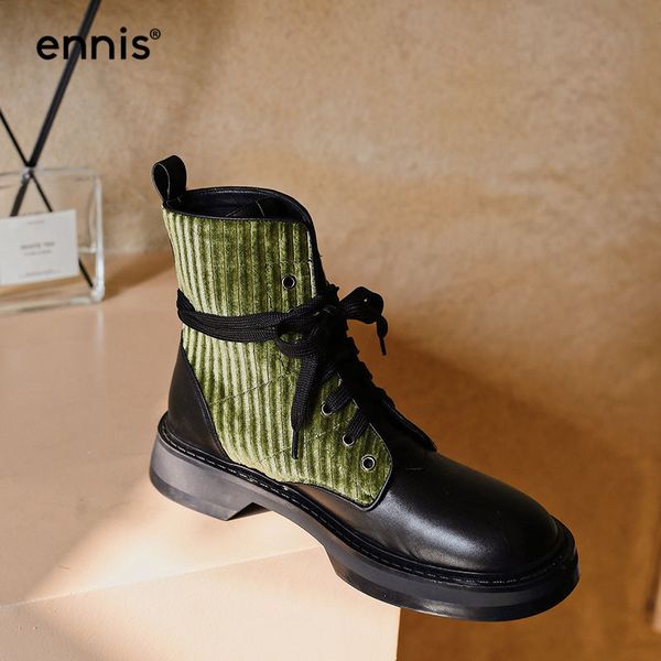 ennis green velvet boots women shoes genuine leather ankle boots lace-up flat platform black cool shoes new a0241
ennis green velvet boots women shoes genuine leather ankle boots lace-up flat platform black cool shoes new a0241