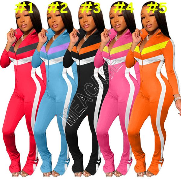designer women patchwork jumpsuits rompers zipper long sleeve stand collar legging pants jumpsuits casual fashion onesies jumpsuit d82008, White
designer women patchwork jumpsuits rompers zipper long sleeve stand collar legging pants jumpsuits casual fashion onesies jumpsuit d82008, White