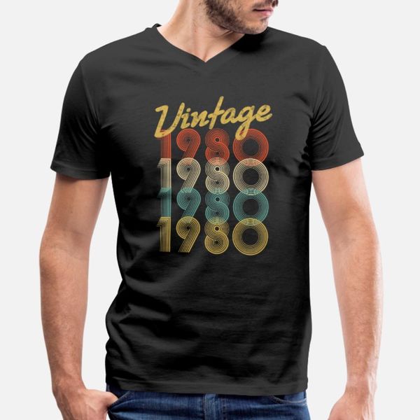 vintage retro since 1980 birthday gift t shirt men designs cotton o-neck original crazy authentic spring cool shirt, White;black
vintage retro since 1980 birthday gift t shirt men designs cotton o-neck original crazy authentic spring cool shirt, White;black