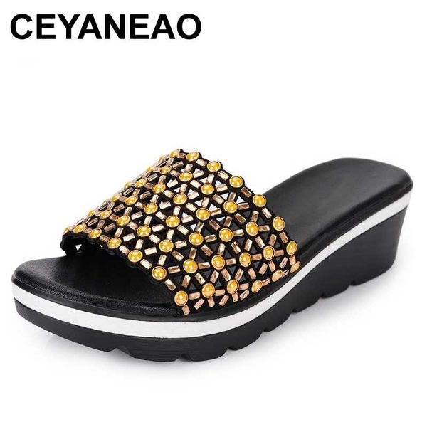 ceyaneaoslippers for women sandals 2020 summer 4.5cm high heels women shoes woman summer slippers sandals casual shoes, Black
ceyaneaoslippers for women sandals 2020 summer 4.5cm high heels women shoes woman summer slippers sandals casual shoes, Black