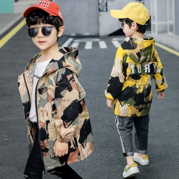 kids casual camouflage hooded trench coat for boys spring autumn camouflage windbreaker coat fashion children's outwear jacket, Camo
kids casual camouflage hooded trench coat for boys spring autumn camouflage windbreaker coat fashion children's outwear jacket, Camo