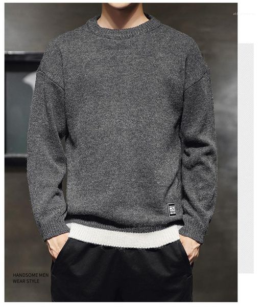 winter long sleeve o neck teenager sweaters casual fashion male men loose sweaters designer solid color, White;black
winter long sleeve o neck teenager sweaters casual fashion male men loose sweaters designer solid color, White;black