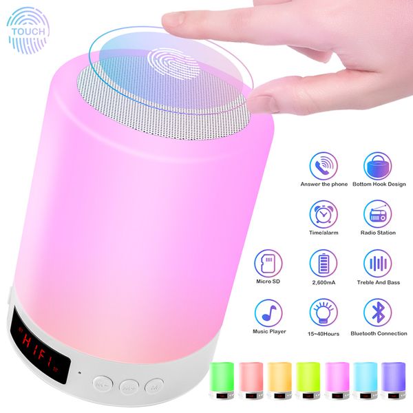 wireless bluetooth speaker musical night light speaker lamp 7 color led rechargeable wireless touch bedside lamp camping light
wireless bluetooth speaker musical night light speaker lamp 7 color led rechargeable wireless touch bedside lamp camping light