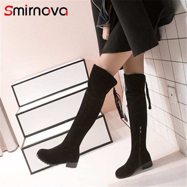 boots smirnova over the knee 2021 low heel cow suede leather thigh high ladies woman fringe shoes zipper, Black
boots smirnova over the knee 2021 low heel cow suede leather thigh high ladies woman fringe shoes zipper, Black