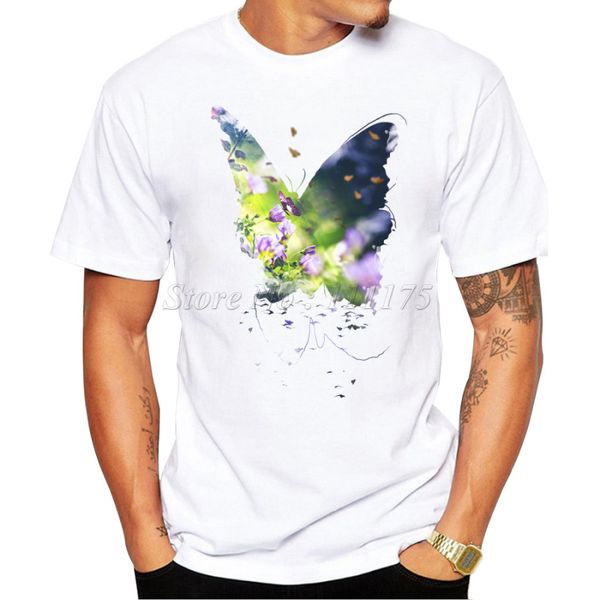 2018 new fashion beautiful butterfly printed men's t shirt cool hipster style casual t-shirt
2018 new fashion beautiful butterfly printed men's t shirt cool hipster style casual t-shirt