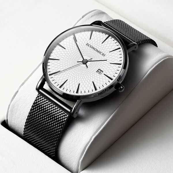 quartz luxury men watch modern dial design fashion business male clock mesh strap exquisite relogio masculino wristwatch date, Slivery;brown
quartz luxury men watch modern dial design fashion business male clock mesh strap exquisite relogio masculino wristwatch date, Slivery;brown