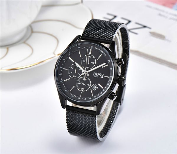 quality full-featured six-pin quartz men watches mesh steel belt men classic calendar watch fashion simple business watch full dial work
quality full-featured six-pin quartz men watches mesh steel belt men classic calendar watch fashion simple business watch full dial work