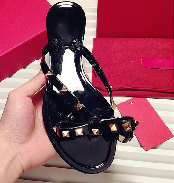 2020 fashion woman flip flops summer shoes cool beach rivets big bow flat sandals brand jelly shoes sandals girls size 36-41, Black
2020 fashion woman flip flops summer shoes cool beach rivets big bow flat sandals brand jelly shoes sandals girls size 36-41, Black