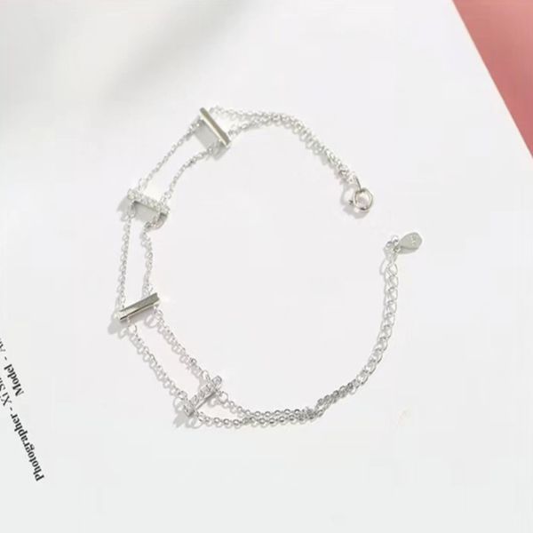 bracelet female simple design bracelet, Golden;silver