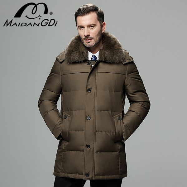 maidangdi men's down jackets 2020 winter male's solid color hooded removable coats thickened warm windproof clothes, Black
maidangdi men's down jackets 2020 winter male's solid color hooded removable coats thickened warm windproof clothes, Black