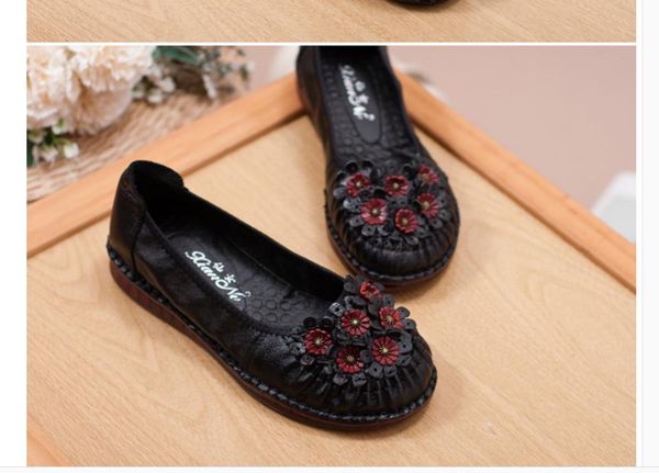 2020 spring and autumn with new style fashion flat bottom round head non slip soft bottom mother shoes@jkl23, Black
2020 spring and autumn with new style fashion flat bottom round head non slip soft bottom mother shoes@jkl23, Black