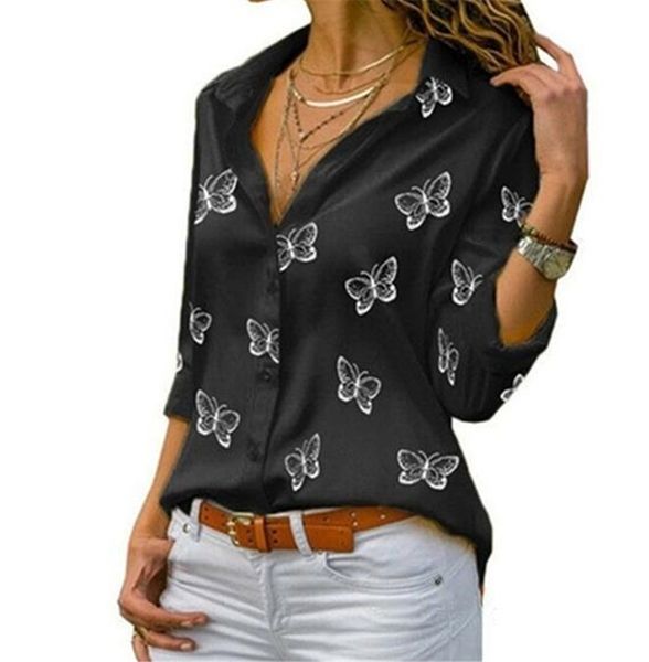 butterfly womens designer shirts loose long sleeve lapel neck womens shirts casual 20ss solid color vestidoes, White
butterfly womens designer shirts loose long sleeve lapel neck womens shirts casual 20ss solid color vestidoes, White