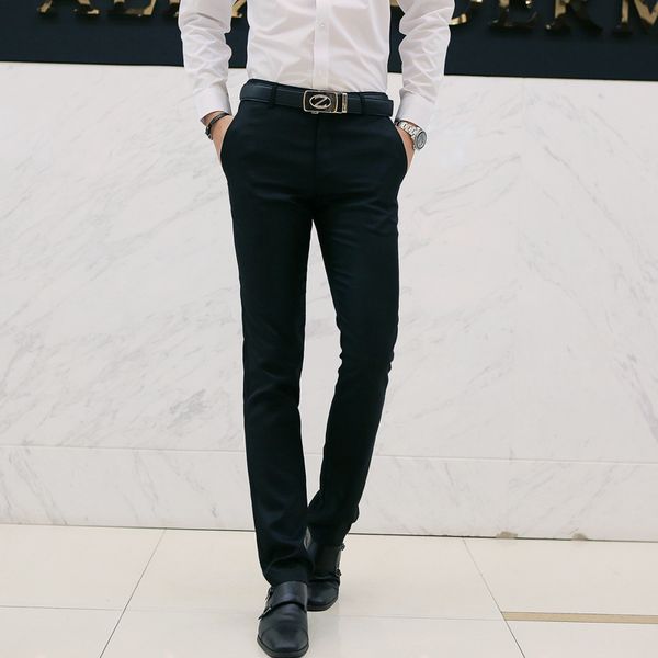 autumn and winter new style men's slim fit casual solid color pants teen jeans tide, Blue
autumn and winter new style men's slim fit casual solid color pants teen jeans tide, Blue
