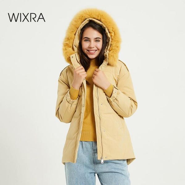 wixra winter jackets sashes womens thick warm white duck down long jacket female fur hooded parkas down coats for female, Black
wixra winter jackets sashes womens thick warm white duck down long jacket female fur hooded parkas down coats for female, Black