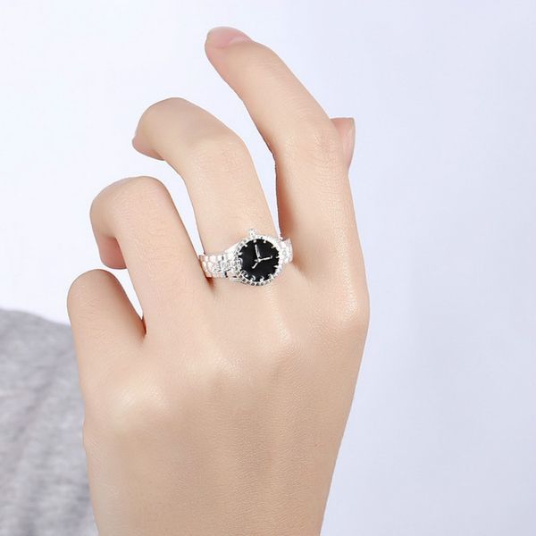 creative couple watch ring ladies men's simple watch ring couple girl jewelry gift, Golden;silver
creative couple watch ring ladies men's simple watch ring couple girl jewelry gift, Golden;silver