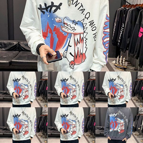 2020 sweater spring new loose sweater men's round neck fashion long-sleeved t-shirt male student casual handsome t-shirt act8m, Black
2020 sweater spring new loose sweater men's round neck fashion long-sleeved t-shirt male student casual handsome t-shirt act8m, Black