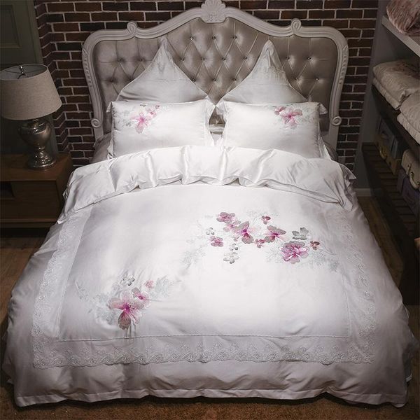 chinese tencel embroidered bedding set king size bed set soft summer duvet cover bed sheet pillowcases
chinese tencel embroidered bedding set king size bed set soft summer duvet cover bed sheet pillowcases
