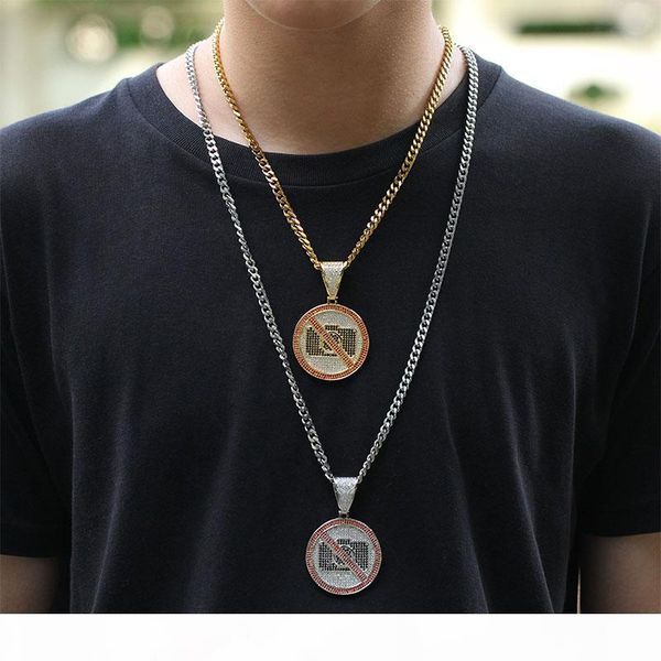 personality iced no pgraphic signs pendant with cuban chain gold silver color bling cubic zircon men's hip hop necklace jewelry for
personality iced no pgraphic signs pendant with cuban chain gold silver color bling cubic zircon men's hip hop necklace jewelry for