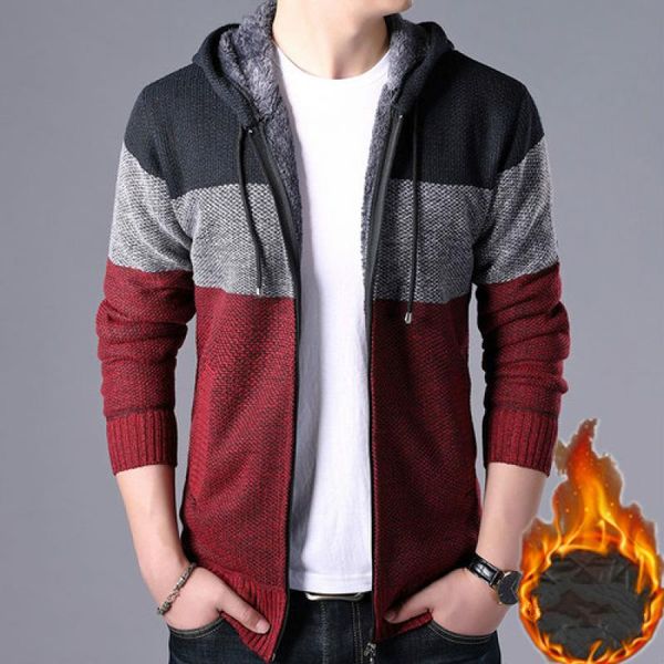 2020 mens thick hooded sweater men fashion warm knitted cardigan male fleece sweatercoats -3xl, White;black
2020 mens thick hooded sweater men fashion warm knitted cardigan male fleece sweatercoats -3xl, White;black