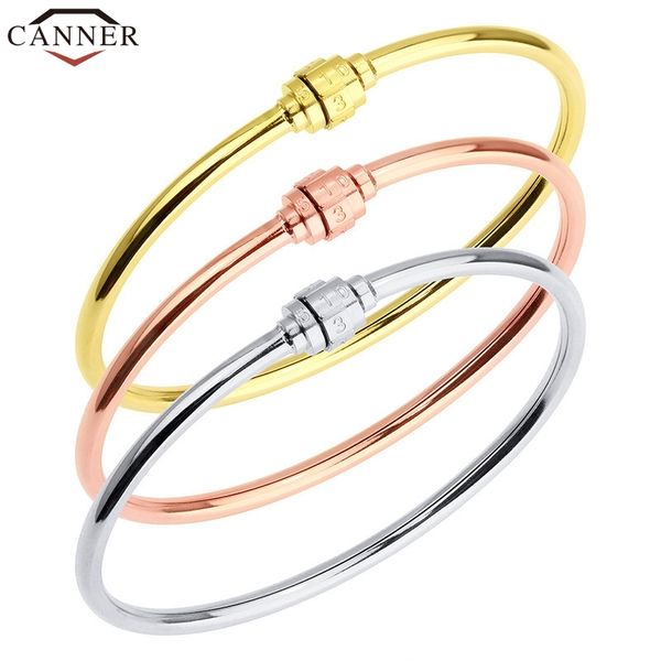 canner stainless steel bracelet bangle for women 520 password arm bracelet gold/silver color bangle acero inoxidable joyeria, Black
canner stainless steel bracelet bangle for women 520 password arm bracelet gold/silver color bangle acero inoxidable joyeria, Black