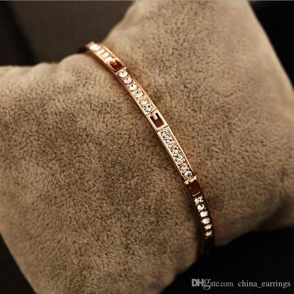 2017 rose gold bracelet hand ring for women fashion super cz crystal bracelet female personality jewelry wholesale bracelet, Black
2017 rose gold bracelet hand ring for women fashion super cz crystal bracelet female personality jewelry wholesale bracelet, Black