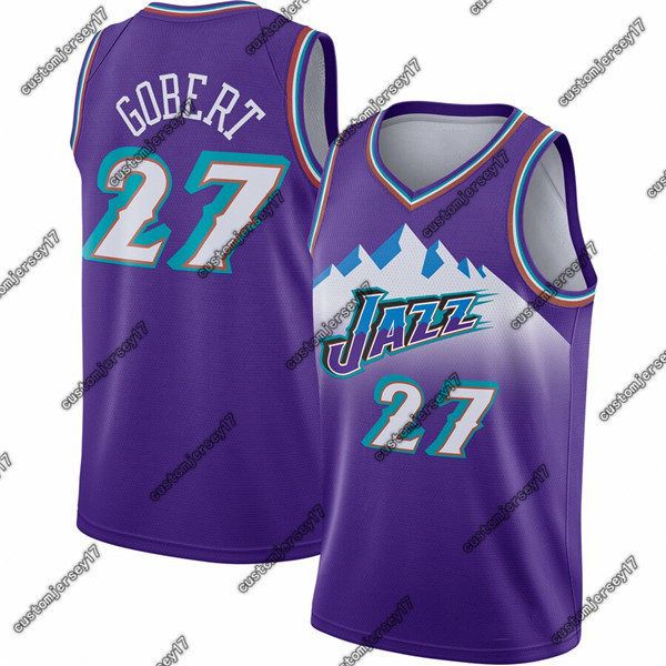 мужчины джаз юта 27 гобер фиолетовый лиственные классики закончено swingman джерси rudy баскетбол город трикотажных изделий, Black
мужчины джаз юта 27 гобер фиолетовый лиственные классики закончено swingman джерси rudy баскетбол город трикотажных изделий, Black