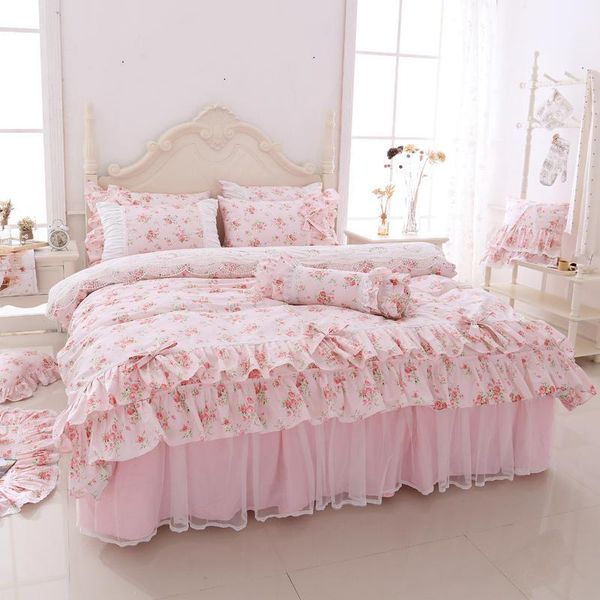 pink purple floral princess korean bedding set twin king size girls adults bed set duvet cover bed skirt pillowcase
pink purple floral princess korean bedding set twin king size girls adults bed set duvet cover bed skirt pillowcase