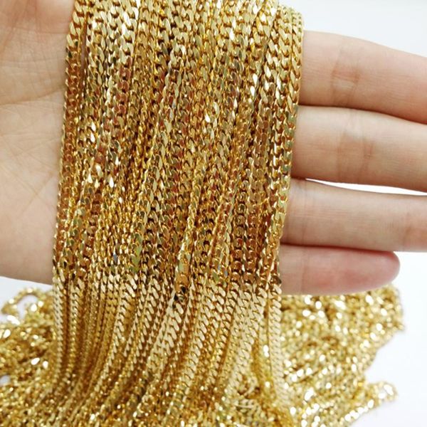 5/10/20 meter/lot selling 4 mm gold cuban curb 316l stainless steel link chain necklaces wholesale jewelry, Silver
5/10/20 meter/lot selling 4 mm gold cuban curb 316l stainless steel link chain necklaces wholesale jewelry, Silver