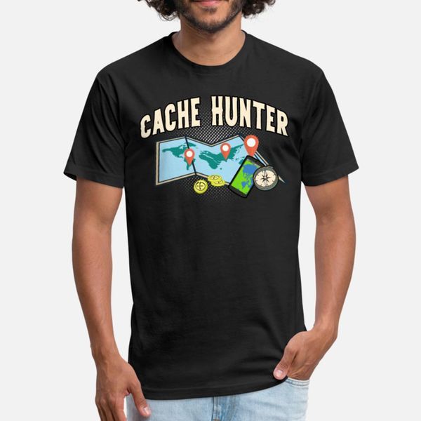 geocacher t shirt men design short sleeve s-xxxl cool fit new style summer family shirt