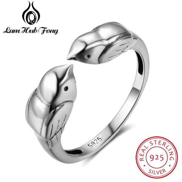 vintage style solid 925 sterling silver finger rings for women cute double birds ring fine jewelry accessories (lam hub fong, Golden;silver
vintage style solid 925 sterling silver finger rings for women cute double birds ring fine jewelry accessories (lam hub fong, Golden;silver