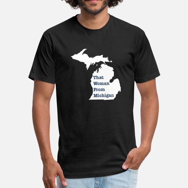 that woman from michigan t shirt men design short sleeve o neck fit loose basic summer letters shirt
that woman from michigan t shirt men design short sleeve o neck fit loose basic summer letters shirt