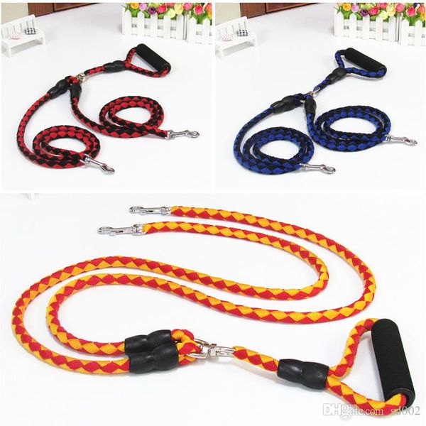 two pet traction rope anti winding nylon multi color hauling cable braided for enhance feelings trainning dog leashes popular 20cx y
two pet traction rope anti winding nylon multi color hauling cable braided for enhance feelings trainning dog leashes popular 20cx y