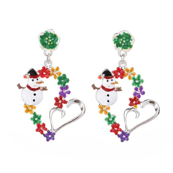 women earrings christmas snowman earrings for women girls fashion love heart flower statement drop earring jewelry, Silver
women earrings christmas snowman earrings for women girls fashion love heart flower statement drop earring jewelry, Silver