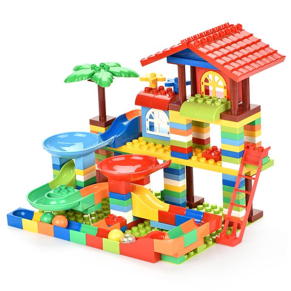 178pcs villa ball building block marble race run maze balls track funnel slide diy big bricks set kid education toys
178pcs villa ball building block marble race run maze balls track funnel slide diy big bricks set kid education toys