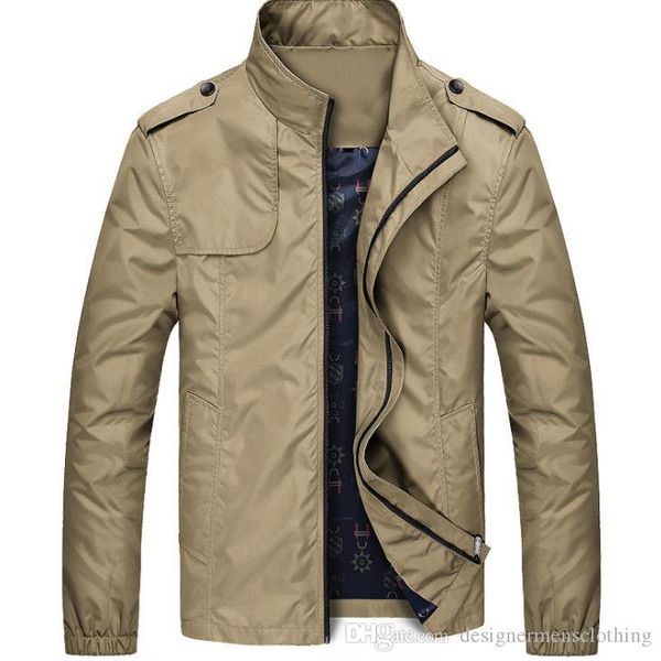 mens spring autumn solid jacket zipper fly coats stand collar long sleeved cotton jacket mens clothing, Black;brown
mens spring autumn solid jacket zipper fly coats stand collar long sleeved cotton jacket mens clothing, Black;brown