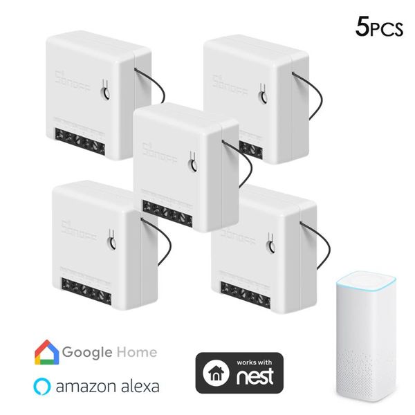5шт sonoff mini two way smart switch 10a поддержка diy режим бытовой автоматизации бытовые выключатели умный дом
5шт sonoff mini two way smart switch 10a поддержка diy режим бытовой автоматизации бытовые выключатели умный дом