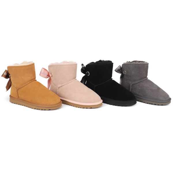 new designer women winter snow boots fashion australia classic short bow boots ankle knee bow girl mini bailey boot size 3543 3280aa, Black
new designer women winter snow boots fashion australia classic short bow boots ankle knee bow girl mini bailey boot size 3543 3280aa, Black