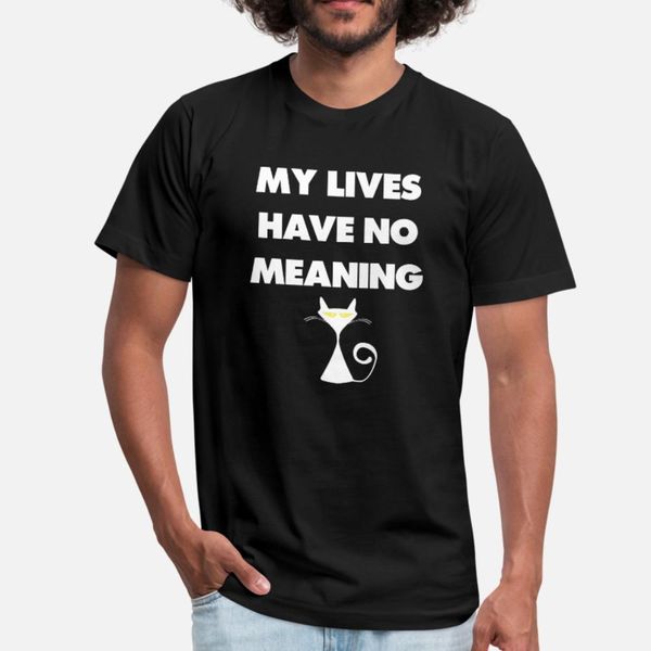 my lives have no meaning cat philosophy emo t shirt men print 100% cotton o neck famous building spring family shirt
my lives have no meaning cat philosophy emo t shirt men print 100% cotton o neck famous building spring family shirt